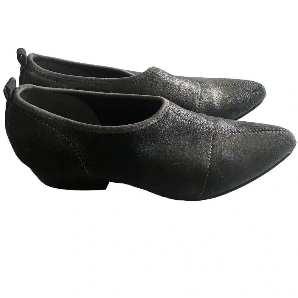 Naked Feet Caldi pewter closed toe pumps shooties‎ 7
